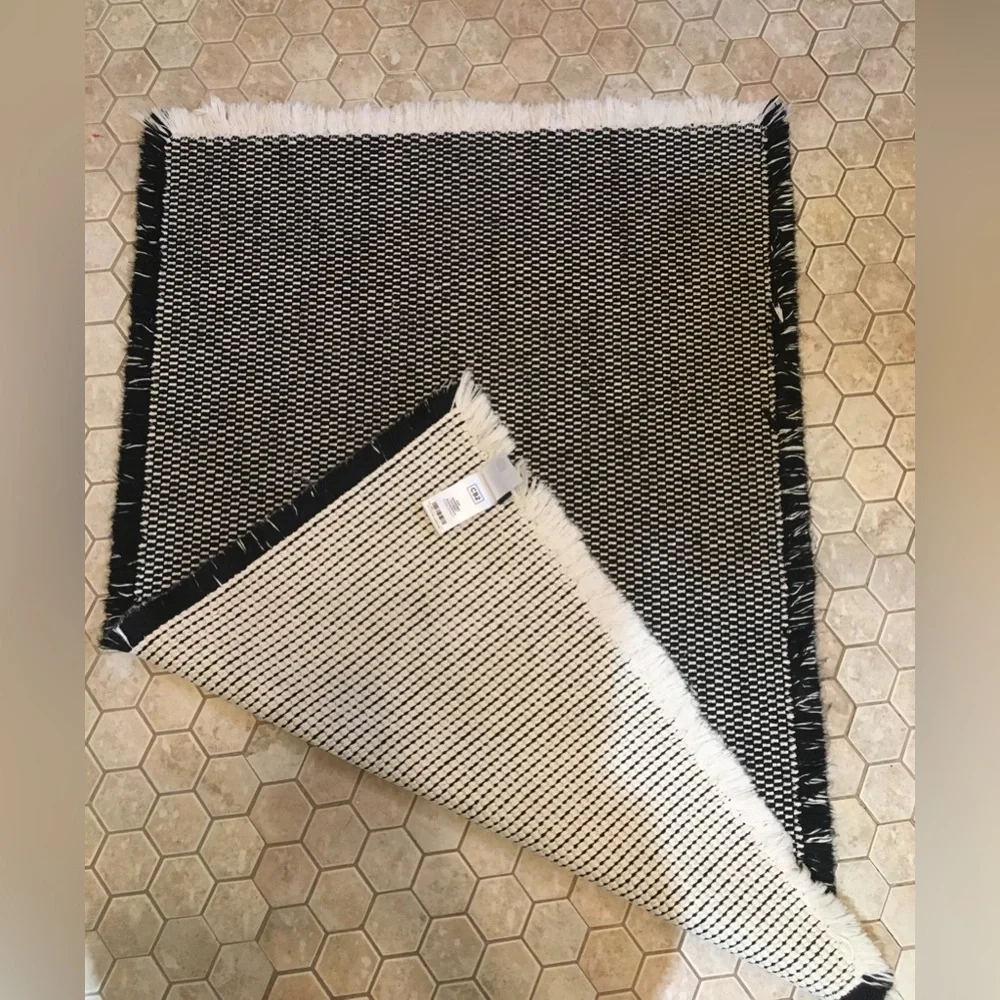 CB2 Alex organic bath mat - SET OF TWO